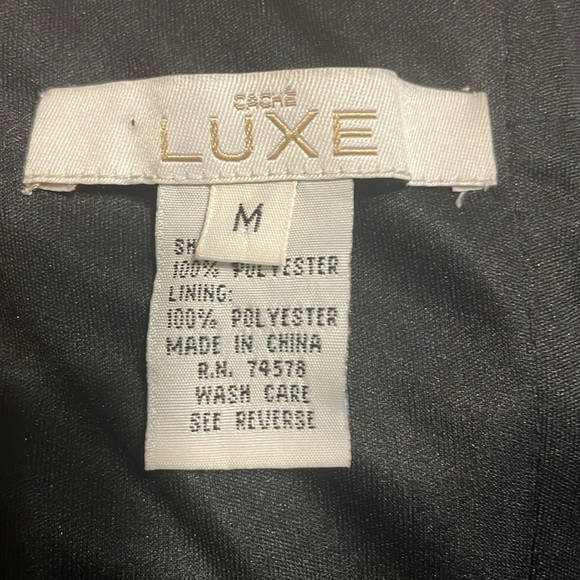 Cache Luxe Y2K Copper Corset Style Chic Blouse Medium - Picture 7 of 7